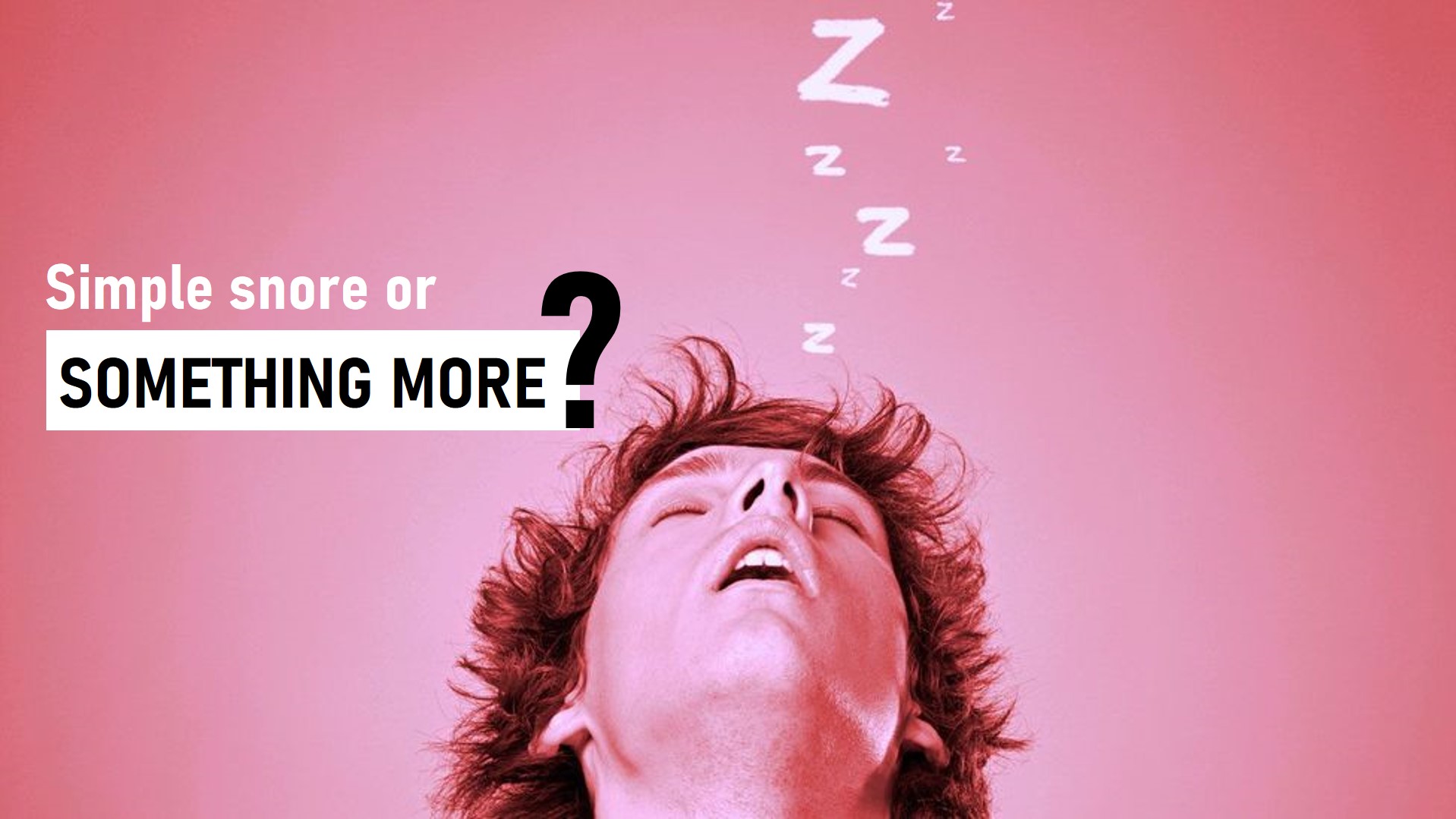 Simple Snore or Something More? Sleep Apnea May Be…